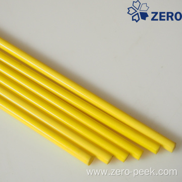 Yellow color acetal rod